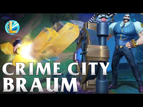 Crime City Braum Skin Spotlight - WILD RIFT