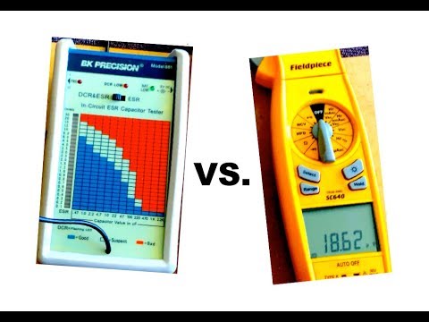 DMM Capacitance vs  ESR Meter