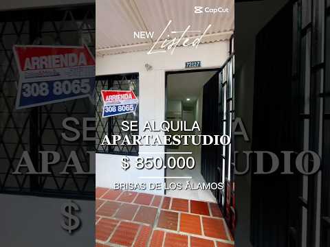 Apartaestudios, Alquiler, Brisas de los Álamos - $850.000