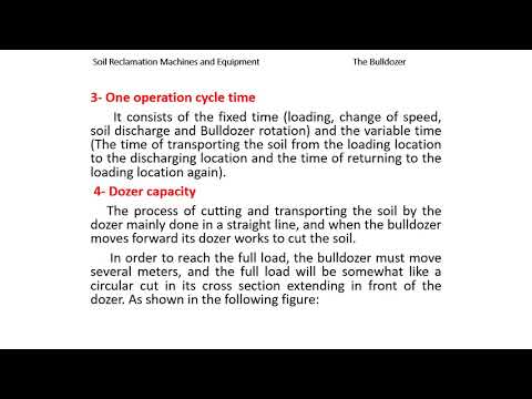 Bulldozer productivity