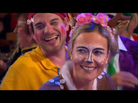 Jürgen Leber als Mainzelmännchen bei Mombacher Bohnebeitel 2018
