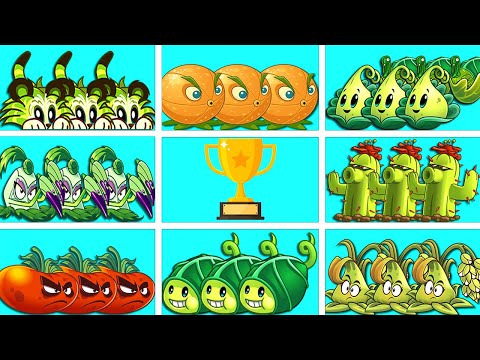 Tournament 8 Best Plants - Who Will Win? - PvZ 2 Plant Vs Plant