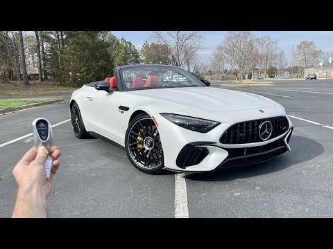 NEW Mercedes Benz AMG SL 63 Roadster: Start Up, Exhaust, Test Drive, Walkaround, POV and Review