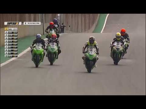 SBK 2016 2ª etapa Interlagos-SP - Copa Kawasaki Ninja 300 - Corrida na íntegra