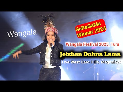 Jetshen Dohna Lama Live Performance At Tura, West Garo Hills Meghalaya | Wangala Festival 2025