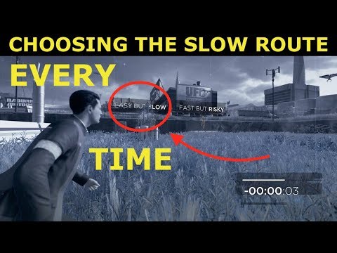 Detroit Become Human - choosing the safe route every time