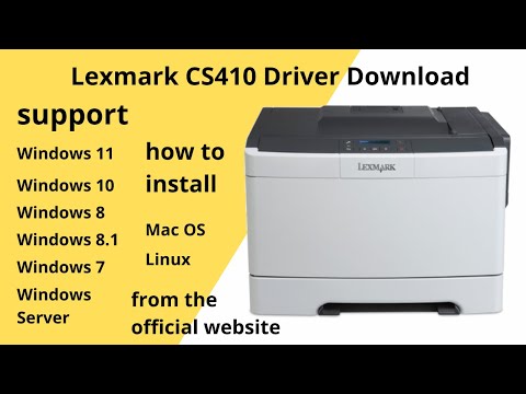 Thumbnail for Lexmark CS410 Driver Download and Setup Windows 11 / Windows 10