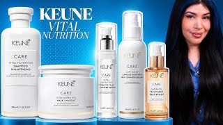 💛 KEUNE VITAL NUTRITION: Hidratação para cabelos ressecados e porosos (Ácido 18-MEA)