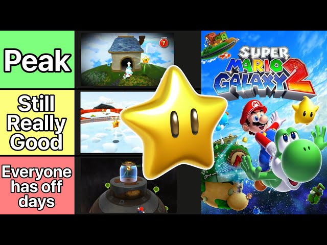Every Super Mario Galaxy 2 Star Ranked SDDEFAULT Thumbnail
