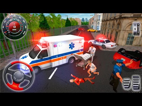 Ambulance Rescue Fun Emergency 3D - NY City Van Driver Simulator 2020 | Android GamePlay