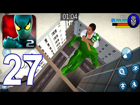 Power Spider Superhero 2 - Gameplay Walkthrough Part 27 - Gangster Crime (iOS,Android)