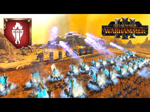 Ice VS Fire | Total War WARHAMMER 3 - Chaos Dwarfs VS Norsca | FIRESupport | Firework Show | 4K