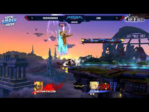 MSM 168 - Fredfredburger (Bowser) vs Luna (Cloud) Losers Semi - Smash 4