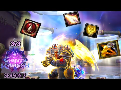 SEASON 3 Herald of the Sun! Holy Paladin PVP 3v3 ARENA (WoW The War Within) [Patch 11.2] 💎☀️
