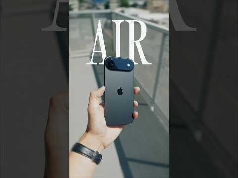 iPhone Air Unboxing Space Black