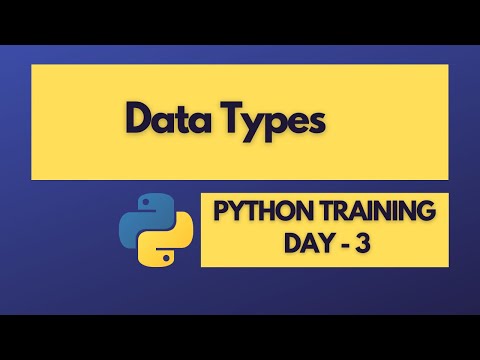 Data Types In Python Day 3 Python Training
