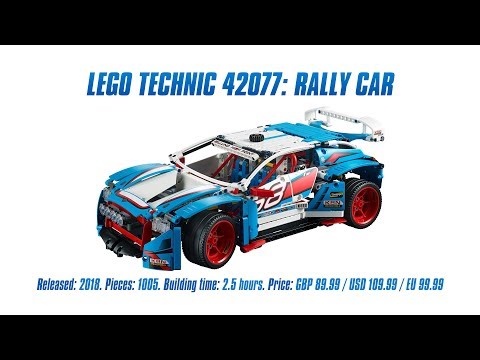 LEGO Technic 42077: Rally Car In-depth Review & Speed Build [4K]