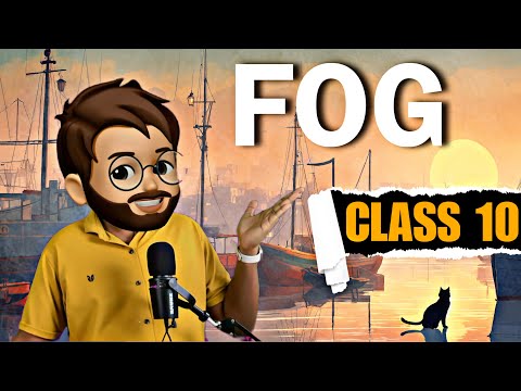Fog poem class 10 in hindi | Full ( हिंदी में ) Explained | fog poem class 10 in english animation