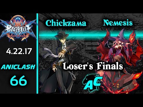 AniClash 66 - Nemesis (Nine) vs Chickzama (Hazama, Hibiki) Loser's Finals Blazblue CF