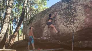 Video thumbnail de Farrelly, 7a. Albarracín