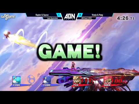 AON Smash 4 #103 Losers Quarterfinals Raptor & Suarez vs Vinnie & Pong