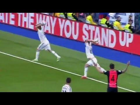 La curiosa coreografía de Coentrao y James | REAL MADRID 3-0 ALMERIA | 29/04/15 | HD
