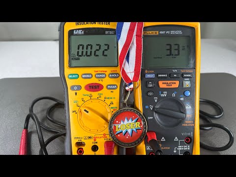 (Who’s the Loser ?) UEI  IRT807 vs.  FLUKE 1587 Insulation Testers