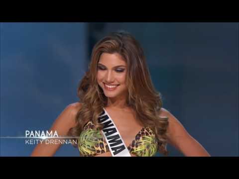 Señorita Panamá Keity Drennan en la Preliminar de Miss Universo