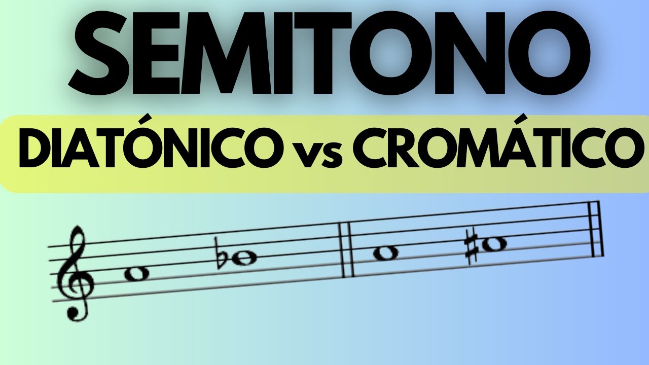 🎼🎹 SEMITONOS Diatonico y Cromatico | Teoría Musical
