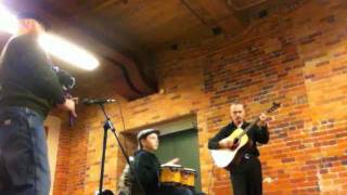 Cutting Bracken playing a few hornpipes, at the Orillia Farmer's Market.