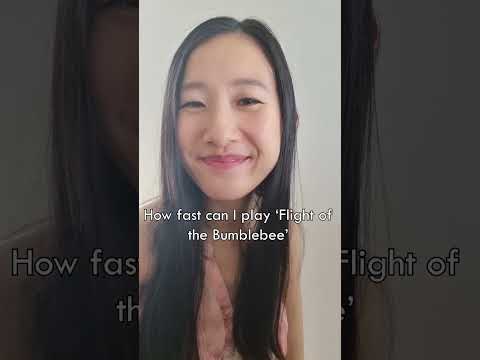 Playing 'Flight of the Bumblebee' in 10min