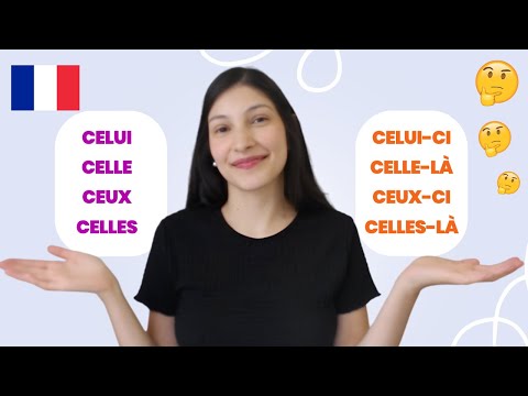 Los PRONOMBRES DEMOSTRATIVOS en francés 🇫🇷 - Celui, celle, ceux celles