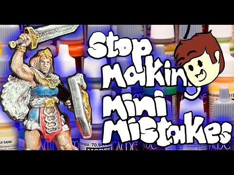Make fewer painting mistakes, quickly - Mini Painting 101 - Heroquest