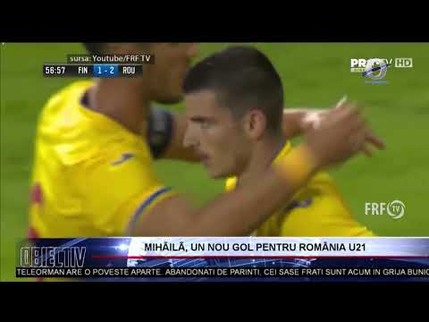 MIHĂILĂ, UN NOU GOL PENTRU ROMÂNIA U21