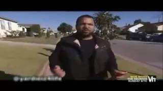 Ice Cube in his old neighborhood