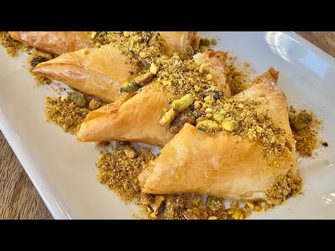 Warbat Bil Ashta- Cream Filled Phyllo Pastry- ‏وربات بالقشطة