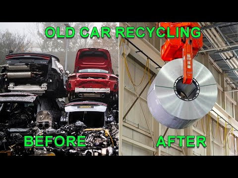 Old Car Recycling Process – How Audi turns Old Car into New Car