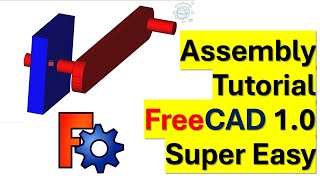 Assembly Tutorial in FreeCAD 1.0 - Easily Learn How to Create Assemblies in FreeCAD