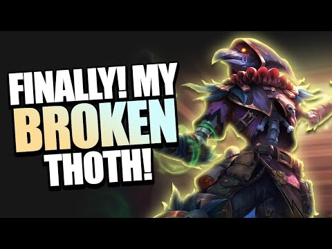 Finally! I Get to Play My BROKEN Thoth! Grandmasters Ranked Joust - Smite