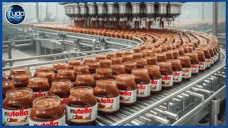 How NUTELLA is Made with Hazelnuts – Incredible Industrial Process of Manufacturing Nutella