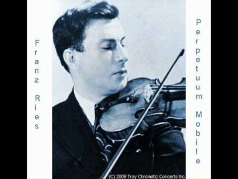 Franz Ries-Perpetuum mobile op. 34 no. 5