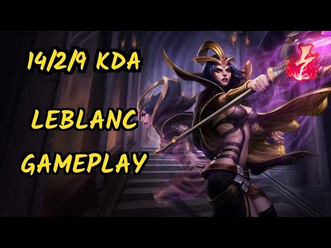 SN Strompest (LEBLANC) vs AZIR - 14/2/9 KDA MID GAMEPLAY - NA Ranked DIAMOND