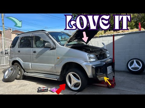 Thumbnail for Daihatsu Terios Build Part 1! New Rims, Custom Exhaust, ATOTO Radio & MORE by Daihatsu Terios