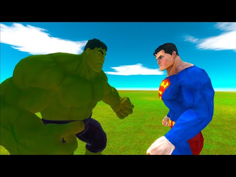 Superman vs the Hulk [ARBS] - Animal Revolt Battle Simulator