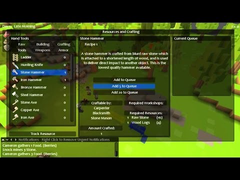 Let's Play Timber and Stone Ep 1 - Christonianhood