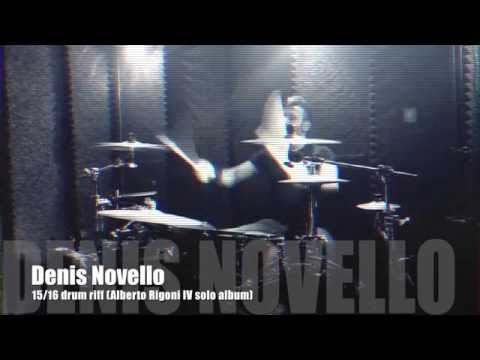 Denis Novello plays a 15/16 drum groove (Alberto Rigoni IV solo album)