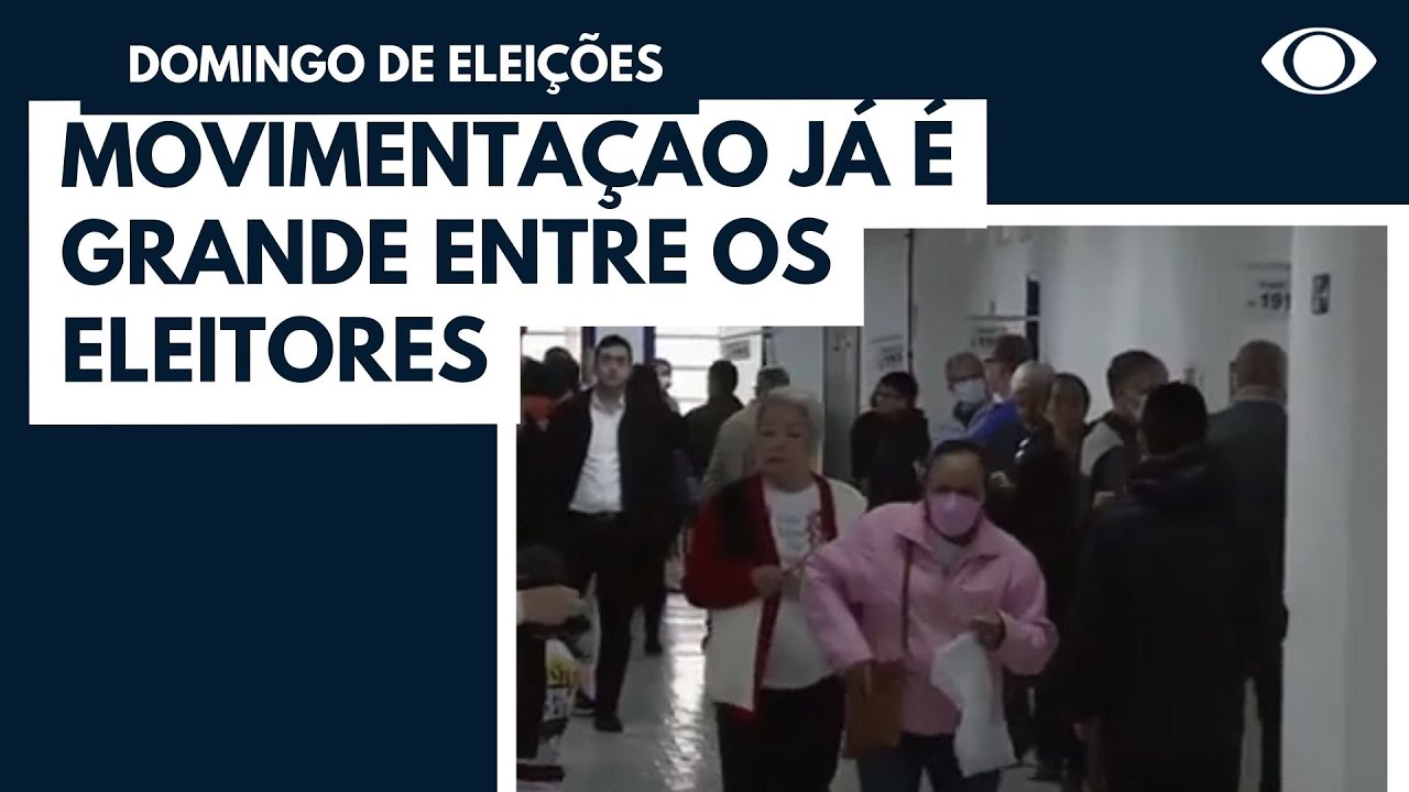 As movimentações nos colégios eleitorais pelo país