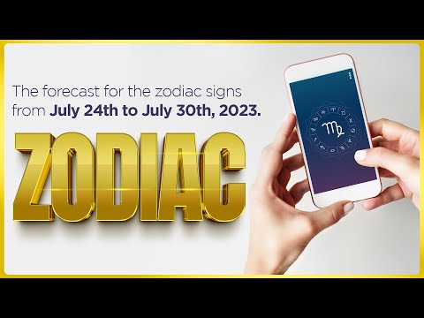 Weekly Horoscope: The forecast for the zodiac signs from July 24th to July 30th, 2023.