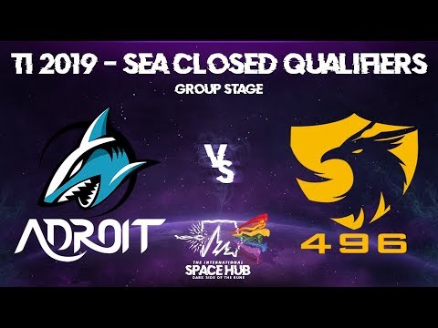 Adroit vs 496 - TI9 SEA Regional Qualifiers: Group Stage