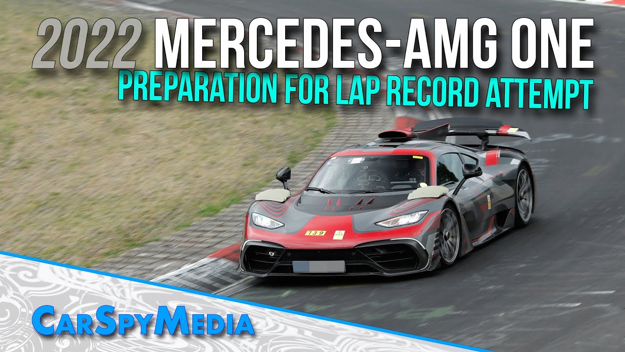 2022 Mercedes-AMG ONE Hypercar Preparation For Lap Record Attempt At The Nürburgring facade placeholder
